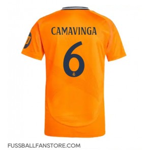 Real Madrid Eduardo Camavinga #6 Replik Auswärtstrikot 2024-25 Kurzarm